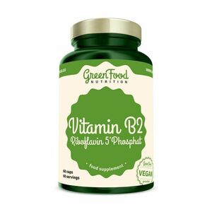 GreenFood Nutrition Vitamin B2 Riboflavin 5' Phosphat 60 kapslí obraz