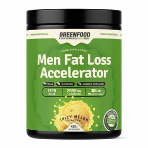 GreenFood Performance Men Fat Loss Accelerator Juicy meloun 420 g obraz