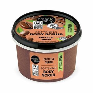 Organic Shop Zjemňující tělový peeling Káva a cukr 250 ml obraz