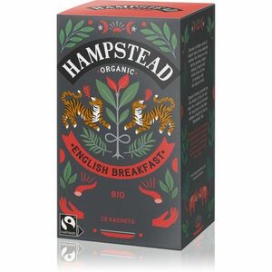 Hampstead Tea London English Breakfast BIO porcovaný čaj 20 ks obraz