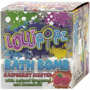 Lollipopz Bath Bath Bomb šumivá koule do koupele pro děti Raspberry 165 g obraz