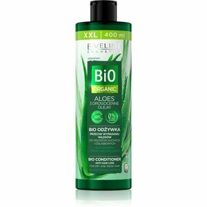 Eveline Cosmetics Bio Organic Natural Aloe Vera kondicionér pro suché a poškozené vlasy 400 ml obraz