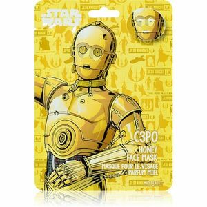 Mad Beauty Star Wars C3PO hydratační plátýnková maska s medem 25 ml obraz