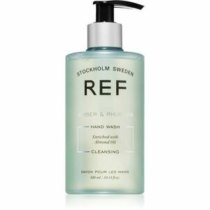REF Hand Wash luxusní hydratační mýdlo na ruce Amber & Rhubarb 300 ml obraz