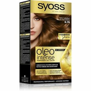 Syoss Oleo Intense permanentní barva na vlasy s olejem odstín 6-76 Warm Copper 1 ks obraz