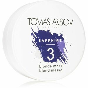 Tomas Arsov Sapphire Blonde Mask přirozeně neutralizující maska pro blond a melírované vlasy 100 ml obraz