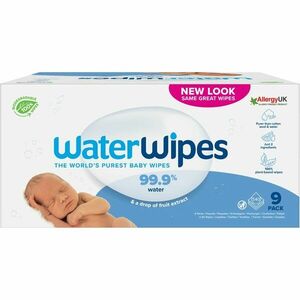 Water Wipes Baby Wipes 9 Pack dětské jemné vlhčené ubrousky 9x60 ks obraz
