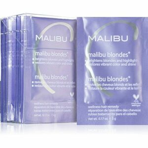 Malibu C Wellness Hair Remedy Malibu Blondes intenzivní kúra pro blond a melírované vlasy 12x5 g obraz