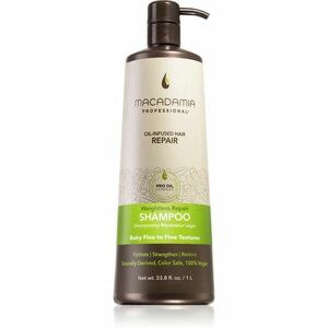 Macadamia Natural Oil Weightless Repair lehký hydratační šampon pro všechny typy vlasů 1000 ml obraz