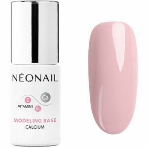 NeoNail Modeling Base Calcium podkladový lak pro gelové nehty s vápníkem odstín Neutral Pink 7, 2 ml obraz