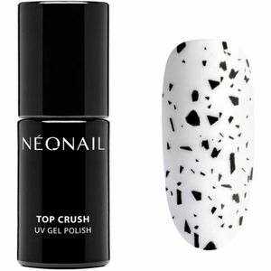 NeoNail Top Crush vrchní lak na nehty s použitím UV/LED lampy odstín Black Gloss 7, 2 ml obraz