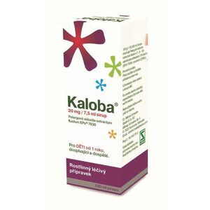 Kaloba 20 mg/7, 5 ml sirup 100 ml obraz