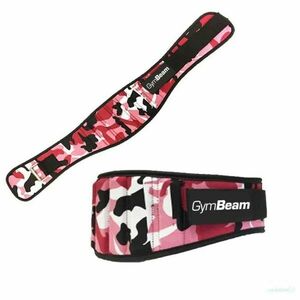 GymBeam Dámský fitness opasek Pink Camo vel. XS 1 ks obraz