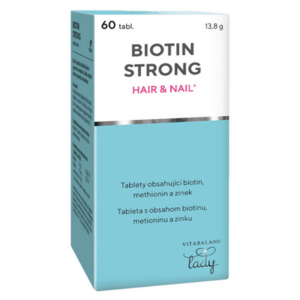 VITABALANS LADY Biotin strong hair and nail 60 tablet obraz