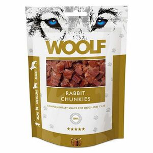 WOOLF Rabbit chunkies pochoutka pro psy a kočky 100 g obraz