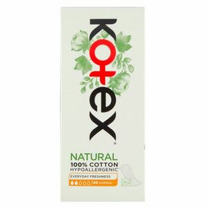 KOTEX Natural Slipové vložky Normal 40 kusů obraz