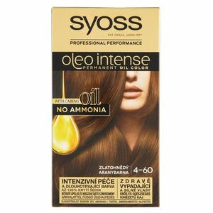 SYOSS Oleo Intense Barva na vlasy 4-60 Zlatohnědý obraz