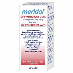 MERIDOL Chlorhexidine 0, 2 % Ústní voda 300 ml obraz