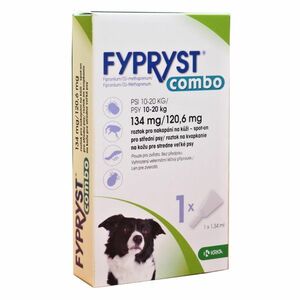 FYPRYST Combo Spot-on pro psy 134/120 mg 10-20 kg 1, 34 ml 1 pipeta obraz