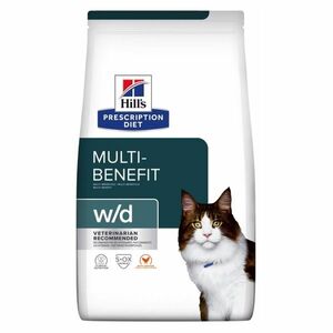 HILL'S Prescription Diet w/d granule pro kočky 3 kg obraz