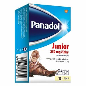 PANADOL Junior rektální čípky SUP 10 x 250 mg obraz