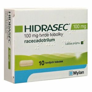 HIDRASEC 100 mg 10 tobolek obraz