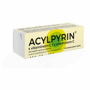 ACYLPYRIN® s vitaminem C 320mg/200mg šumivé tablety 12 kusů obraz