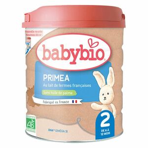 BABYBIO Primea 2 Pokračovací kojenecké mléko od 6-12 měsíců BIO 800 g obraz