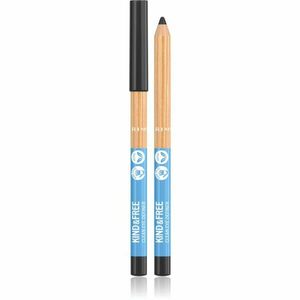 Rimmel Kind & Free tužka na oči s intenzivní barvou odstín 1 Pitch Black 1, 1 g obraz