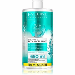 Eveline Cosmetics FaceMed+ matující micelární voda 650 ml obraz