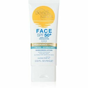 Bondi Sands SPF 50+ Fragrance Free ochranný tónovací krém na obličej pro suchou pleť SPF 50+ 75 ml obraz