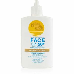 Bondi Sands SPF 50+ Fragrance Free opalovací fluid na obličej bez parfemace SPF 50+ 50 ml obraz