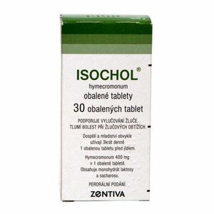 Isochol 400 mg 30 tablet obraz