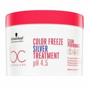 Schwarzkopf Professional BC Bonacure Color Freeze Silver Treatment pH 4.5 Clean Performance maska pro neutralizaci žlutých tónů 500 ml obraz