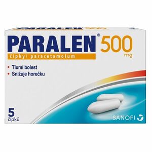 PARALEN 500 SUP 500 mg 5 čípků obraz