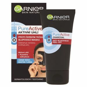 GARNIER Skin Naturals Pure Active Slupovací maska Aktivní uhlí 50 ml obraz