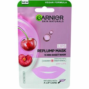 GARNIER Skin Naturals Textilní maska rty Cherry 5 g obraz