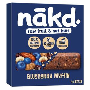 NAKD Blueberry muffin raw ovocno oříškové tyčinky s borůvkami 4 x 35 g obraz