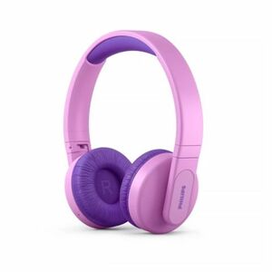 PHILIPS TAK4206PK/00 bezdrátová sluchátka na uši pro děti v růžové barvě obraz
