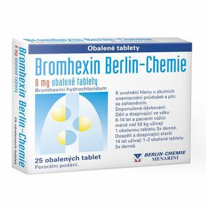 BROMHEXIN 8 mg 25 tablet obraz