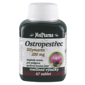 MEDPHARMA Ostropestřec silymarin 200 mg 67 tablet obraz
