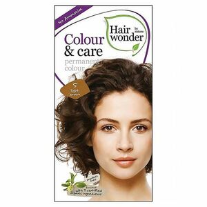 HAIRWONDER Dlouhotrvající barva na vlasy 5 Světle hnědá BIO 100 ml obraz