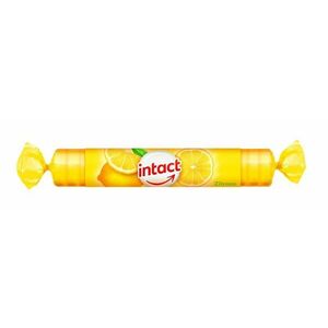 Intact Hroznový cukr s vitaminem C citron rolička 40 g obraz