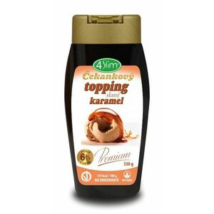 4Slim Čekankový topping slaný karamel Premium 330 g obraz