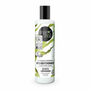 Organic Shop Posilující kondicionér proti vypadávání vlasů Řasy a citronová tráva 280 ml obraz