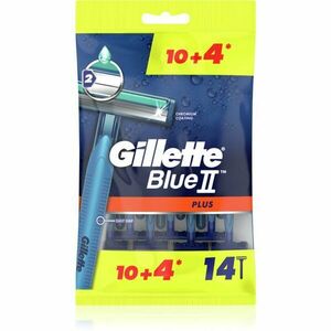 Gillette Blue II Plus jednorázová holítka pro muže 14 ks obraz