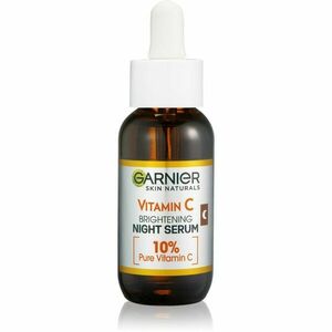 Garnier Skin Naturals Vitamin C rozjasňující noční sérum s 10 % čistého vitamínu C 30 ml obraz