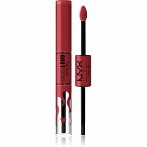 NYX Professional Makeup Shine Loud High Shine Lip Color tekutá rtěnka s vysokým leskem odstín 34 Rebel In Red Serrano 6, 5 ml obraz