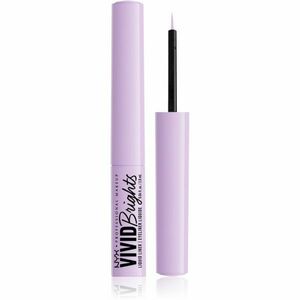 NYX Professional Makeup Vivid Brights tekuté oční linky odstín 07 Lilac Link 2 ml obraz