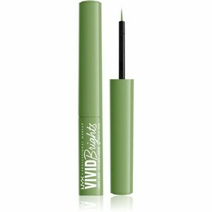 NYX Professional Makeup Vivid Brights tekuté oční linky odstín 02 Ghosted Green 2 ml obraz